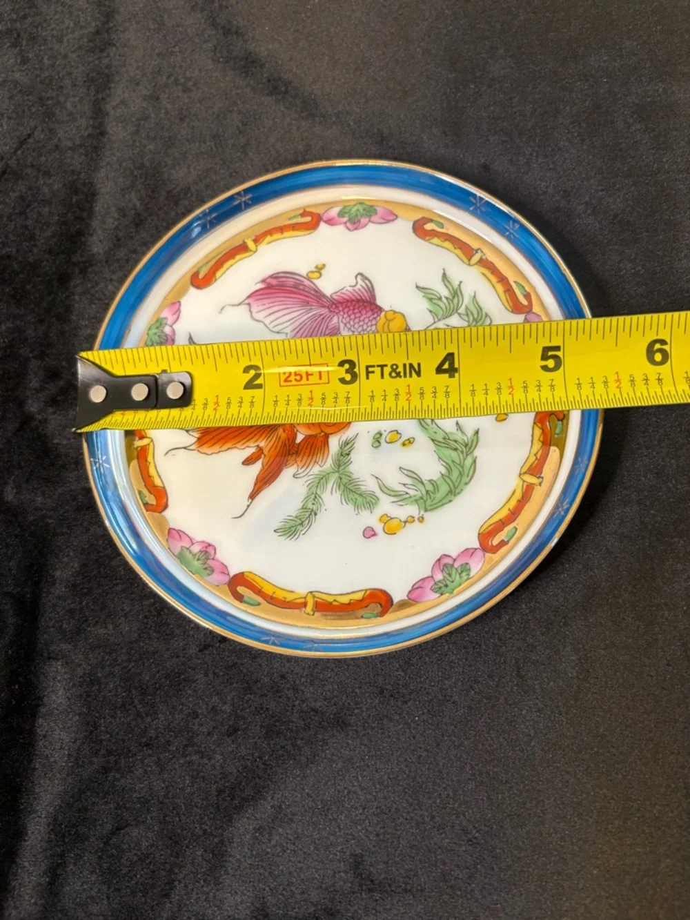 Vintage Chinese Miniature Fish-Themed Tea Serving Set - Picture 11 of 16